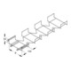 Niedax Bogen 90 Grad, 54x200mm MTCE 54.200 V-3