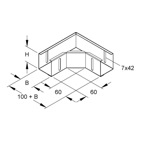 Niedax Bogen RESK 50.100