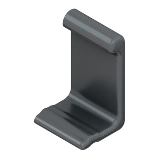 Niedax Bouchon de protection droit SKRWR 50 noir PVC souple