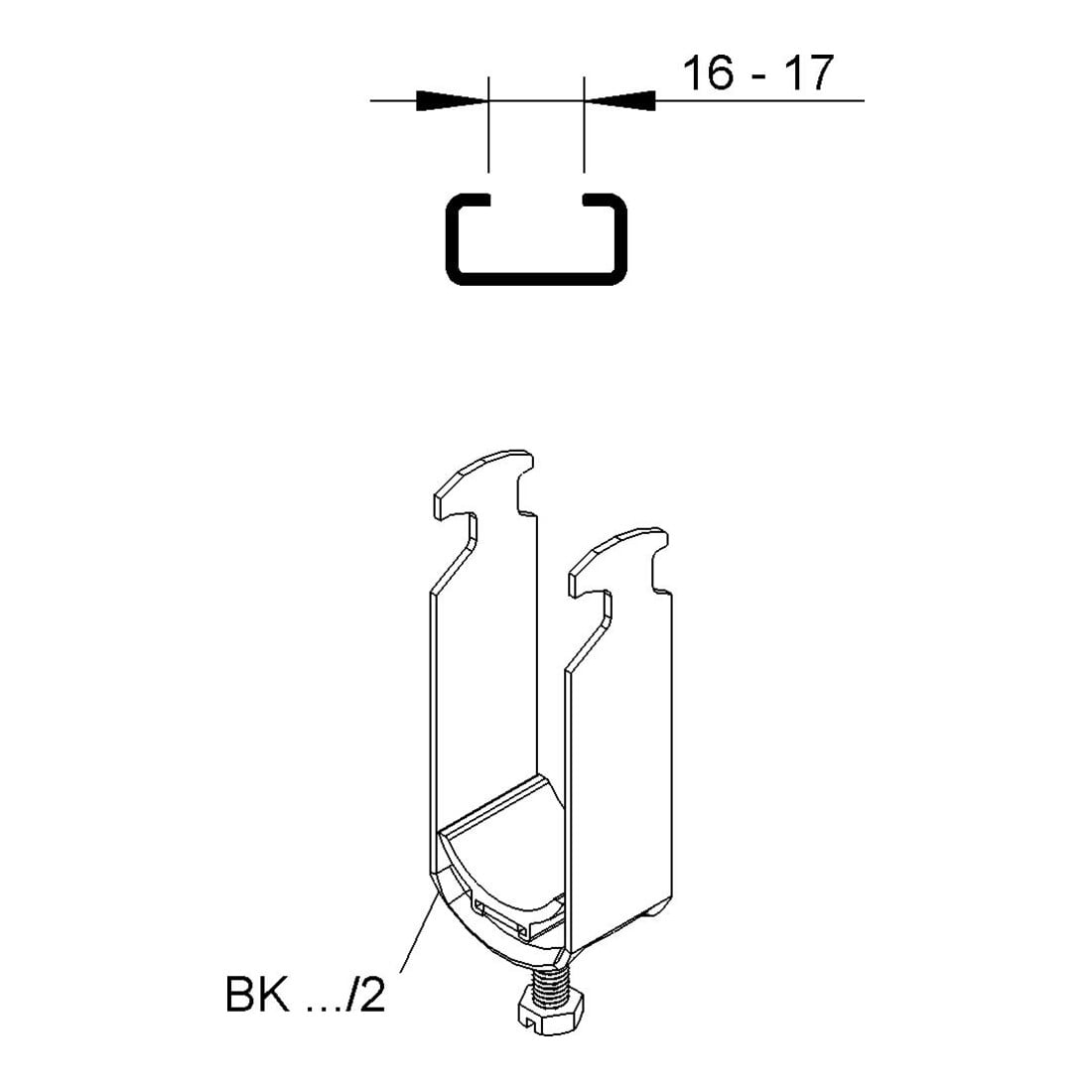Niedax Bügelschellen BK 22/2