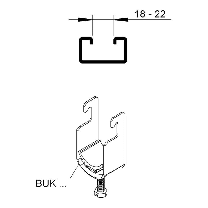 Niedax Bügelschellen BUK 14