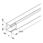 Niedax Canal rectangulaire LS LLK 40.060-4