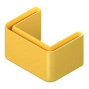 Niedax Capuchon de protection pour extrémités de profil, jaune SKU 4530-3