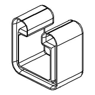 Niedax Capuchon de protection pour profils en C 15J8-D