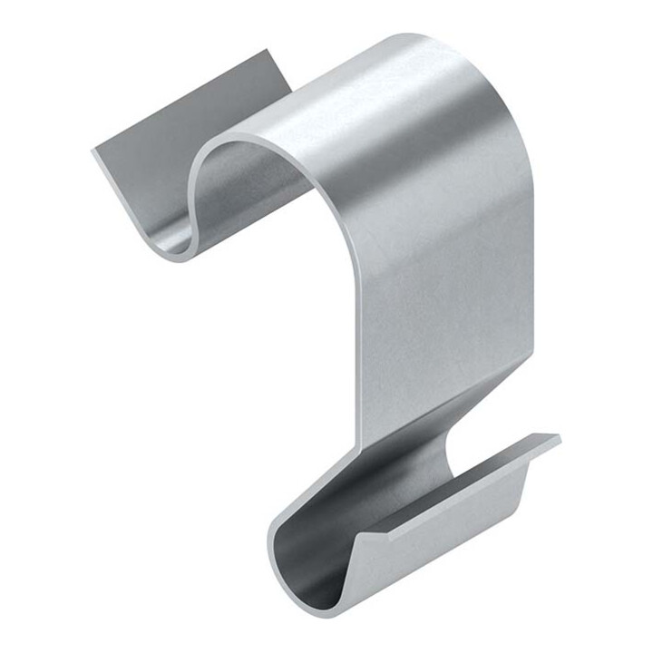 Niedax Clip de fixation de couvercle pour goulottes grillagées GTDC 54/105 E2