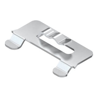 Niedax Clip de fixation GRBA 3,5-4,8 mm 40 mm acier inoxydable