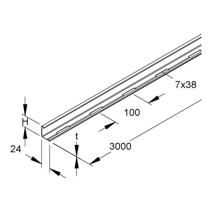 Niedax Cloison séparatrice RW 35