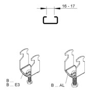 Niedax Collier à bride B 26 AL-4