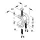 Niedax Collier de profil PKS M8/10-40 pour rail
