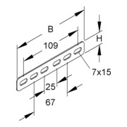 Niedax Connecteur longitudinal RVV 35-4