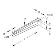 Niedax Console murale KTA 300 E3-1