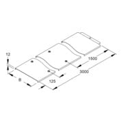 Niedax Couvercle de goulotte RDV 200 E3-3
