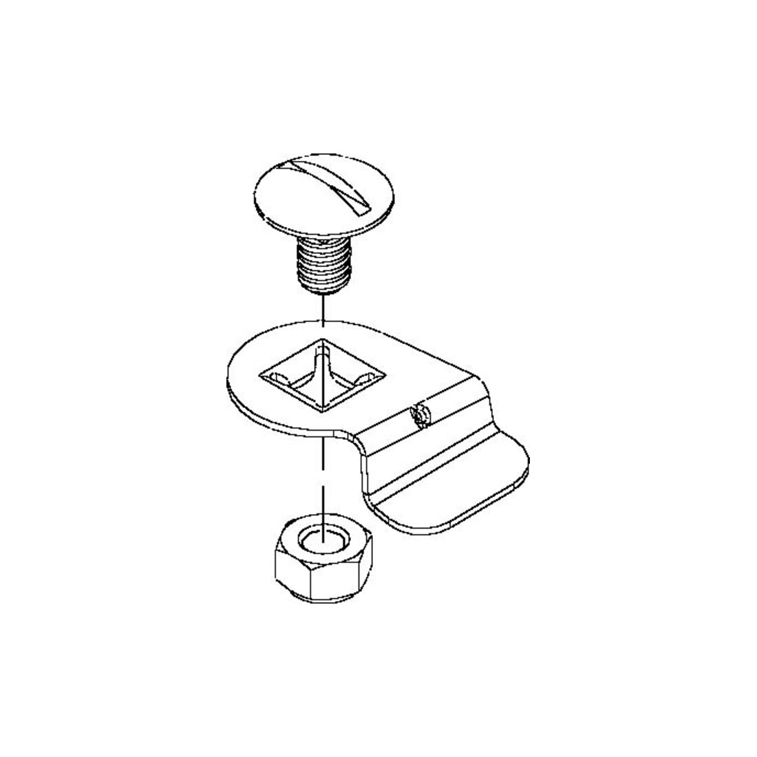 Niedax Drehriegel RDRS 9
