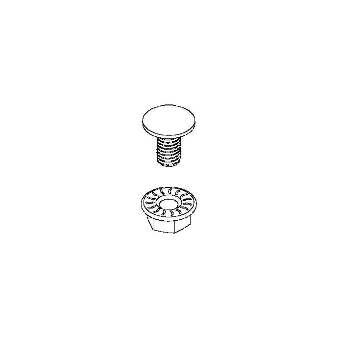 Niedax Flachrundschraube FLM 6X12 E3