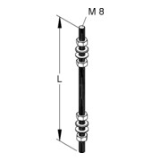 Niedax Gewindestab M 8/1000-4