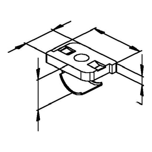 Niedax Gleitmutter GSF 0406