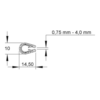 Niedax Kantenschutzband RKBA 10 E4