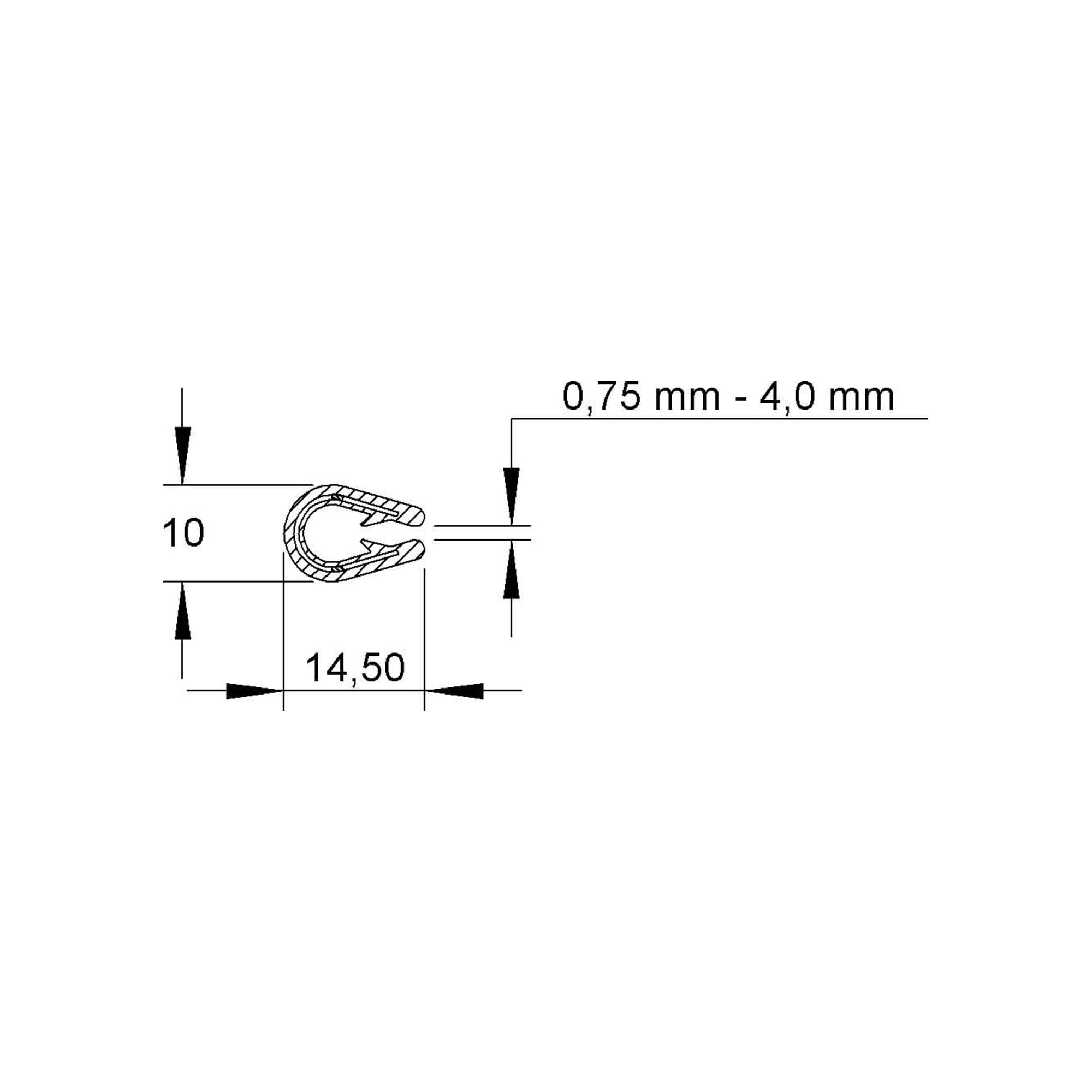 Niedax Kantenschutzband RKBA 10 E4