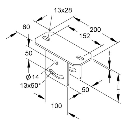 Niedax Kopfplatte KUGV 5050