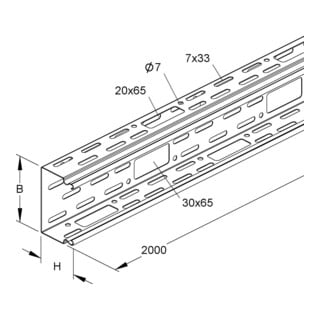 Niedax LS-Kanalunterteil LI 60.100