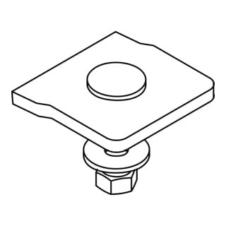 niedax Pièce de serrage 163J6-A