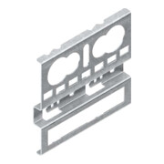 Niedax Plaque de fixation universelle à visser Acier/galvanisé MTCUP 100 S-1
