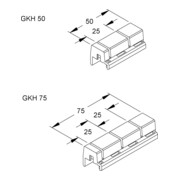 Niedax Profilhalteklammer GKH 50 W-4