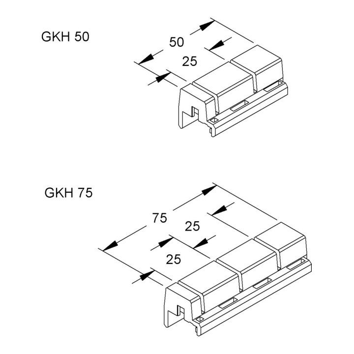 Niedax Profilhalteklammer GKH 50 W