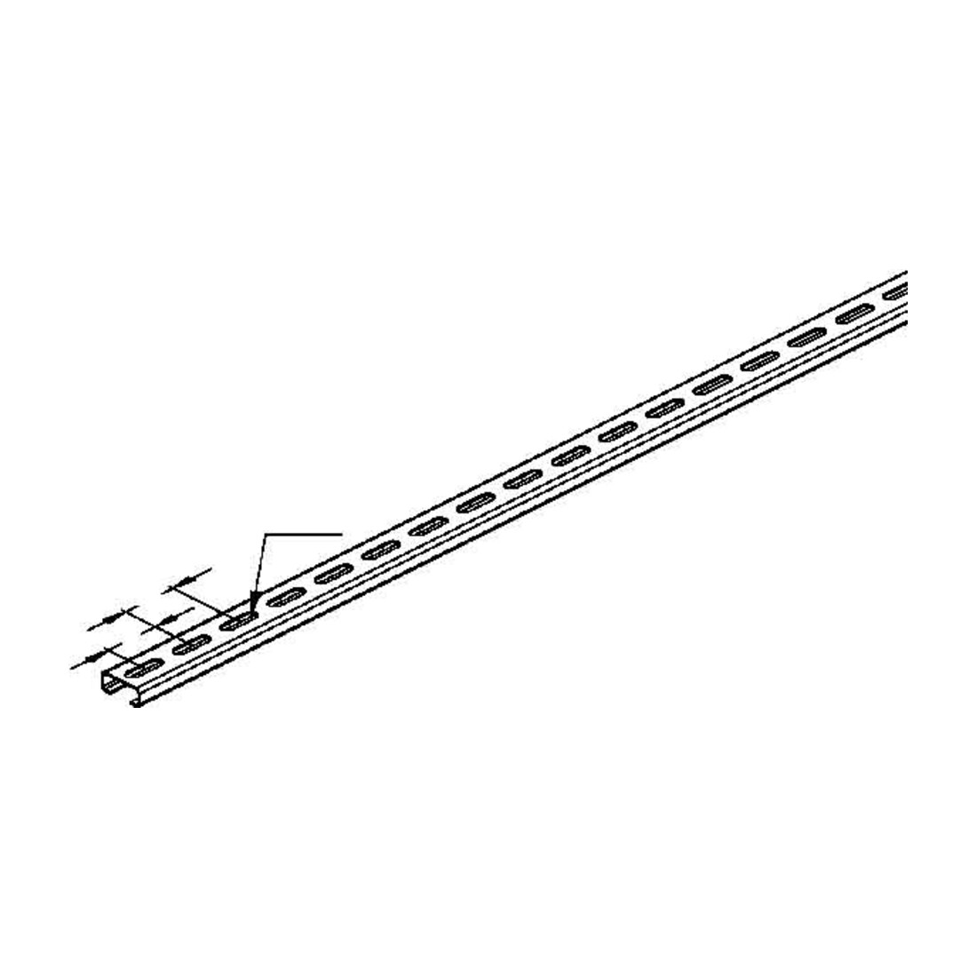 Niedax Rail d'ancrage 2970/2 E3L