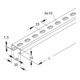 Niedax Rail d'ancrage 2970/2 E3L