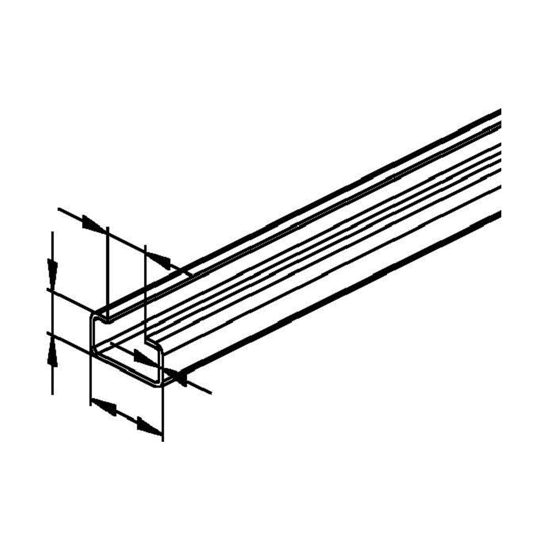 Niedax Rail d'ancrage 2970/2 SO