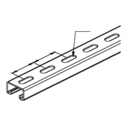 Niedax Rail d’ancrage 2986/3 E3L-1