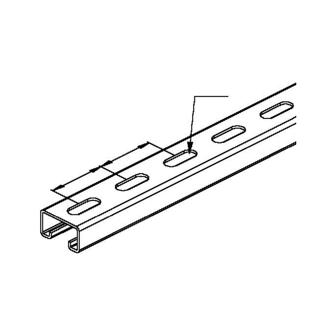 Niedax Rail d’ancrage 2986/3 E3L
