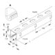 Niedax Rail d'ancrage profil C 41x41x3000 2996Z/3 FL