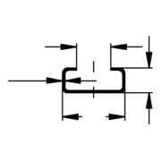 Niedax Rail de montage 2910/2 SQA-1