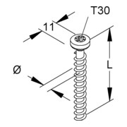 Niedax Schraubanker NSA 6X35/FKK-T30 V-3