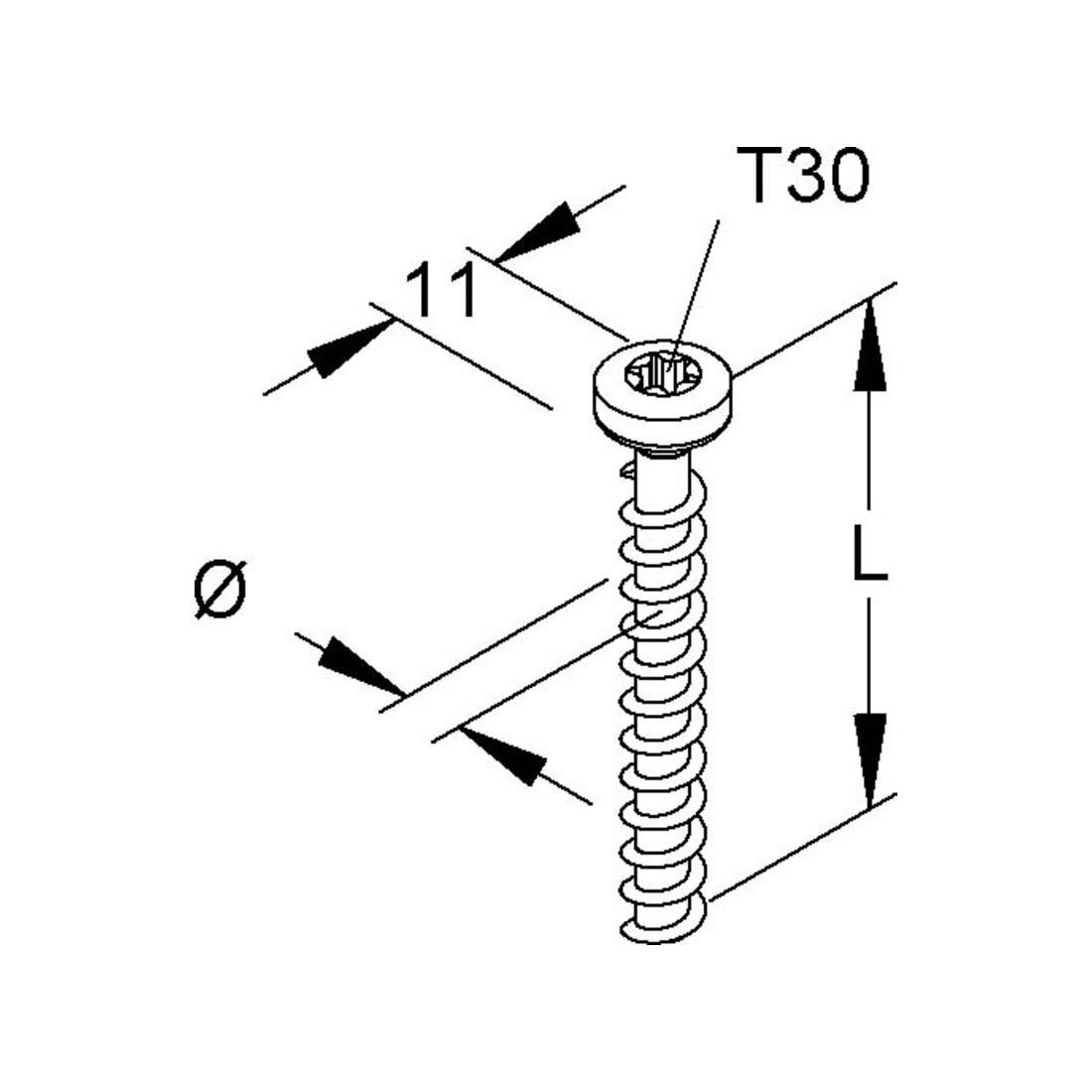 Niedax Schraubanker NSA 6X35/FKK-T30 V