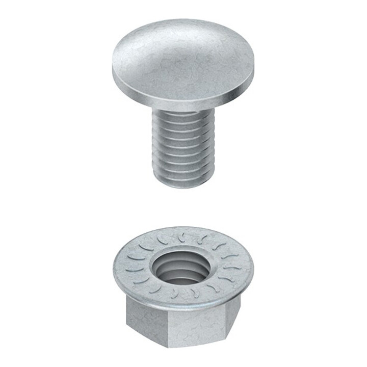 Niedax Schraube Flachrundkopf FLM 6X16 F