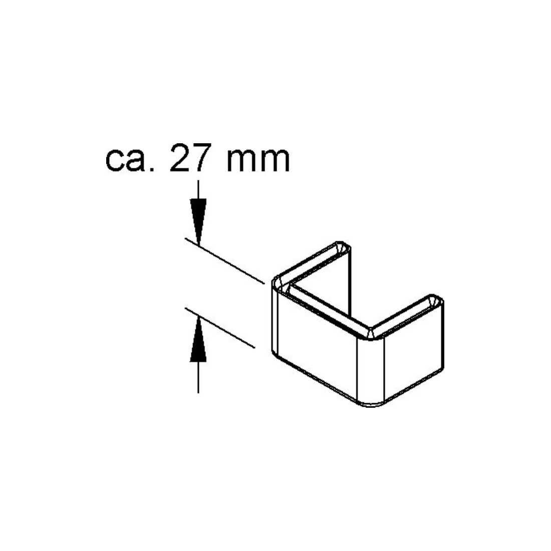 Niedax Schutzkappe f.Profilenden, gelb SKU 4530