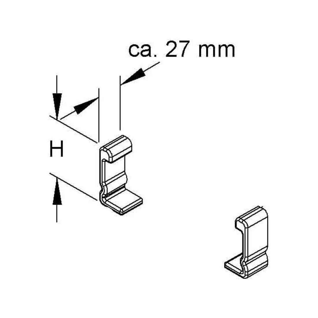 Niedax Schutzkappe paar SKK 60