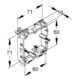Niedax Support d’appareil GDTR 15