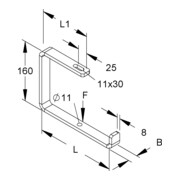 Niedax Suspension centrale ZCB 100-4