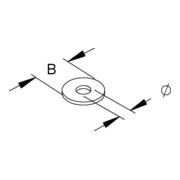 Niedax U-Scheibe UGM 8-4
