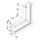 Niedax Vertikaleck 90 Grad RAL 9010 GKV 133-78 R-3