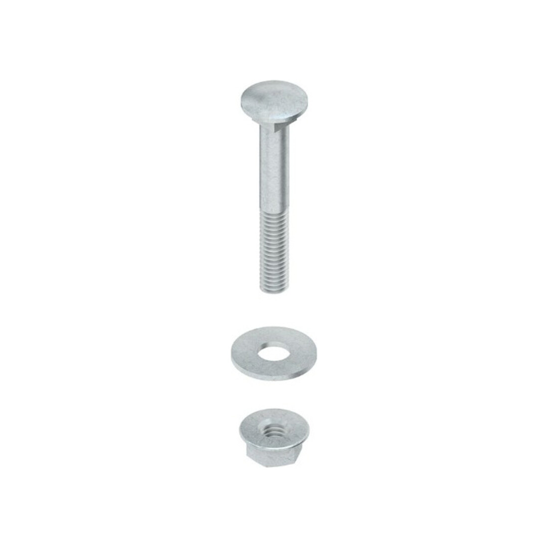 Niedax Vis à tête plate ronde FLDM 6X45