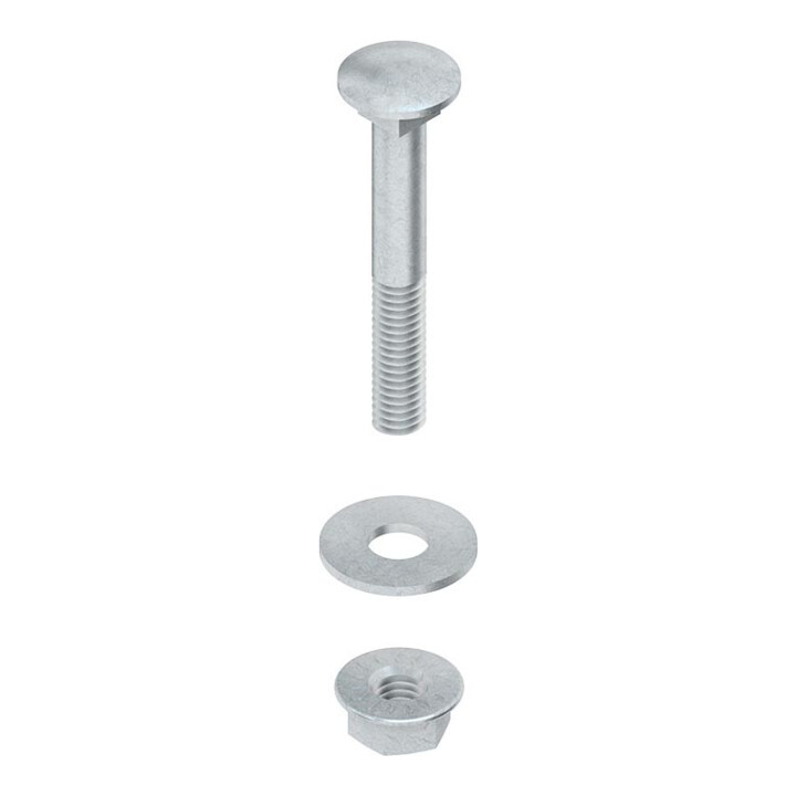 Niedax Vis à tête plate ronde FLDM 6X45