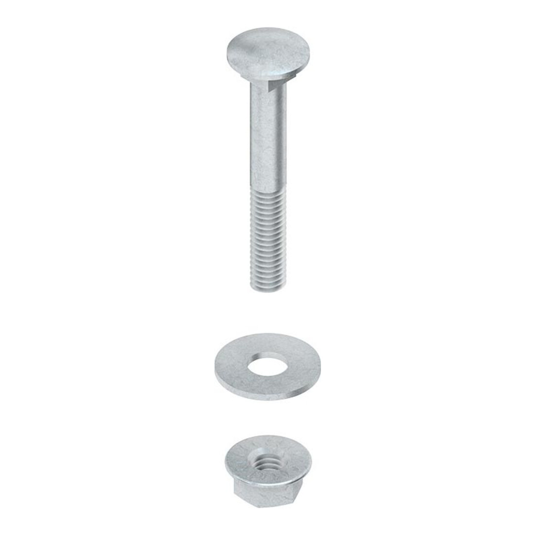 Niedax Vis à tête plate ronde FLDM 6X45