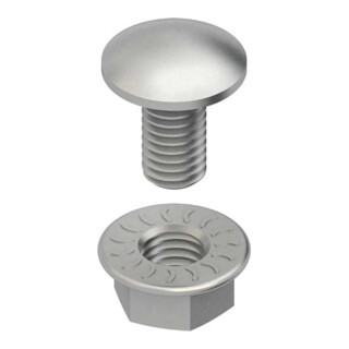 Niedax Vis à tête plate ronde FLM 10X25 F
