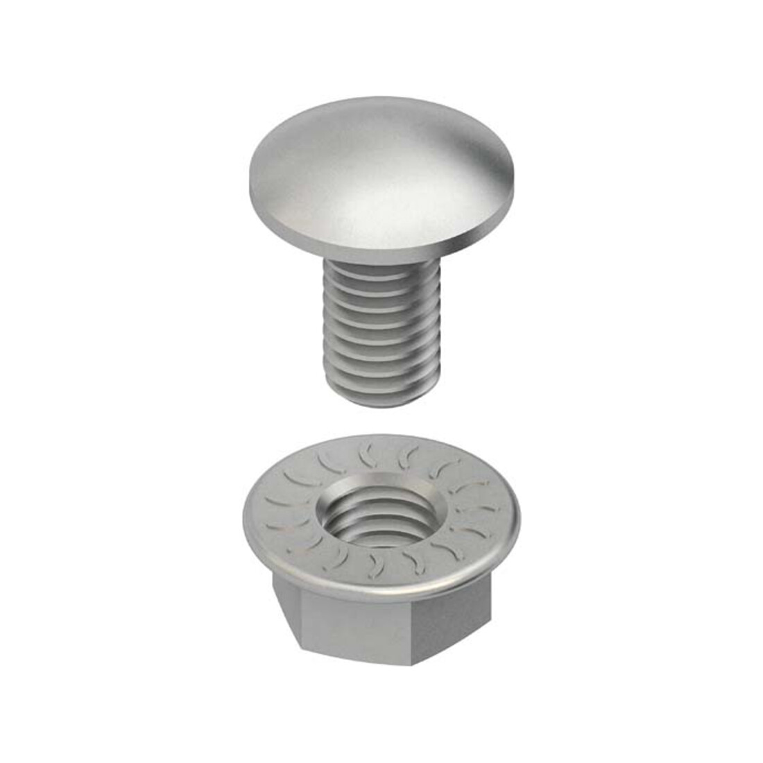 Niedax Vis à tête plate ronde FLM 10X25 F