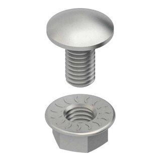 Niedax Vis à tête plate ronde L=20mm M6 FLM 6X20 G